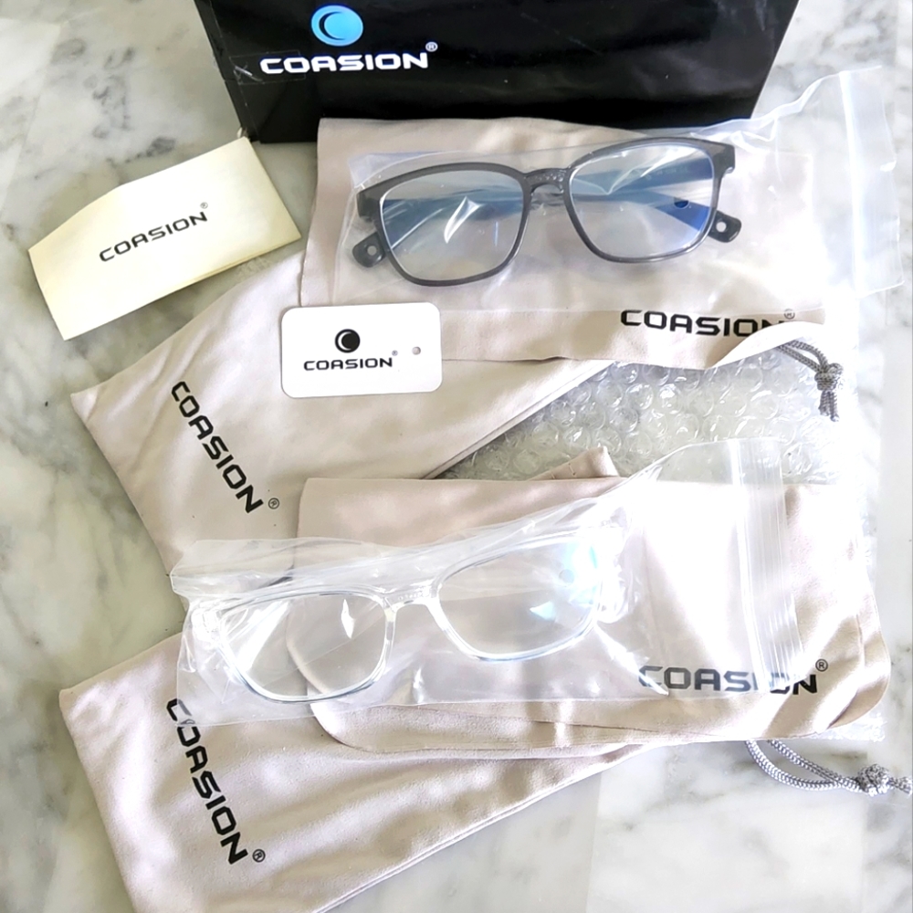 Coasion (NEW) 2 pair pack Kids Blue Light Glasses
